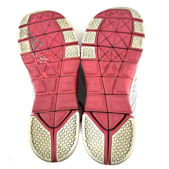 Nike Free Trainer 3 Men Size 10.5 Grey Red Silver Athletic Shoe Sneaker - Picture 7 of 8